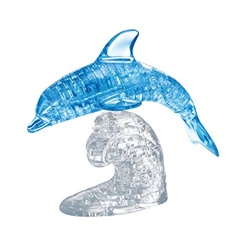 HCM Kinzel 59115 59115-Puzzle 3D Crystal Delfin blau 100 Teile von HCM Kinzel