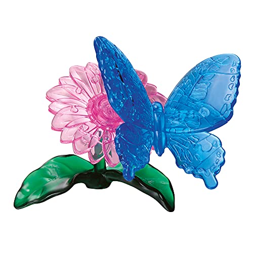 Crystal Puzzle | 3D Schmetterling | Transparentes Design | 39 Teile | Bausatz für Kinder und Erwachsene | HCM Kinzel von HCM Kinzel