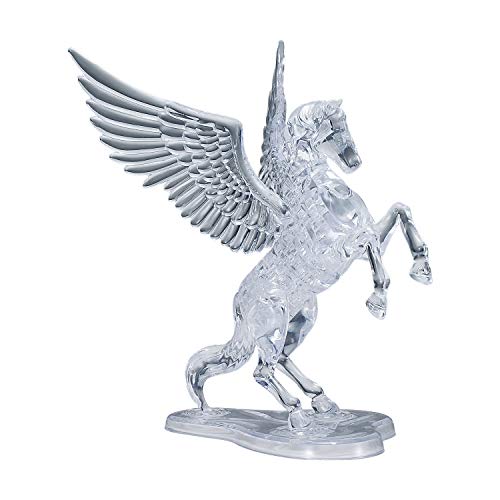 HCM Kinzel 59183 3D Crystal Puzzle-Pegasus-Lernspielzeug Kinderspielzeug, Transparent von HCM Kinzel