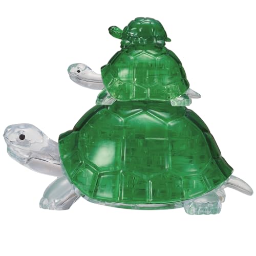 HCM Kinzel 59185 3D Crystal Puzzle-Schildkröten, Bunt von HCM Kinzel