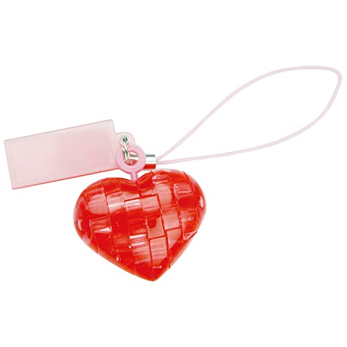 HCM Kinzel 59195 Crystal, 3-D Puzzle, Mini Herz, Rot von HCM Kinzel