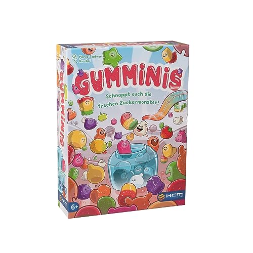 HCM Kinzel - Gumminis | Lockt und zähmt die frechen Zuckermonster im Land der Gumminis | HOL dir den Sieg in diesem unterhaltsamen Kinderspiel | Deutsch | 55202 von HCM Kinzel