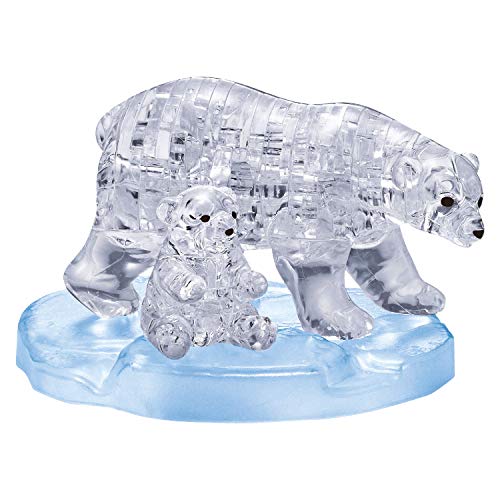 Pz. 3D Crystal Eisbärenpaar 40 Teile von HCM Kinzel