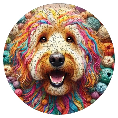 HCM Kinzel Holzpuzzle – Tiere - Hund aus Wolle, 250 Teile, hochwertiges Holz, einzigartiges Design, leuchtende Farben, langlebige Premium-Qualität HCM Kinzel Holzpuzzle – Tiere - Hund aus Wolle, 250 Teile, hochwertiges Holz, einzigartiges Design, leuchtende Farben, langlebige Premium-Qualität von HCM Kinzel