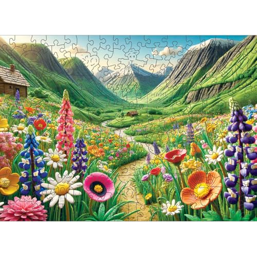 HCM Kinzel Holzpuzzle – Natur - Blütenzauber, 150 Teile, detailreiches Design, hochwertiges Holz, leuchtende Farben, langlebige Premium-Qualität HCM Kinzel Holzpuzzle – Natur - Blütenzauber, 150 Teile, detailreiches Design, hochwertiges Holz, leuchtende Farben, langlebige Premium-Qualität von HCM Kinzel