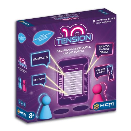 HCM Kinzel - Tension | Ultimatives Ratespiel | Rasanter Wettlauf gegen die Zeit | Originelle Kategorien | Spaß und Spannung | deutsch | 55199 HCM Kinzel - Tension | Ultimatives Ratespiel | Rasanter Wettlauf gegen die Zeit | Originelle Kategorien | Spaß und Spannung | deutsch | 55199 von HCM Kinzel