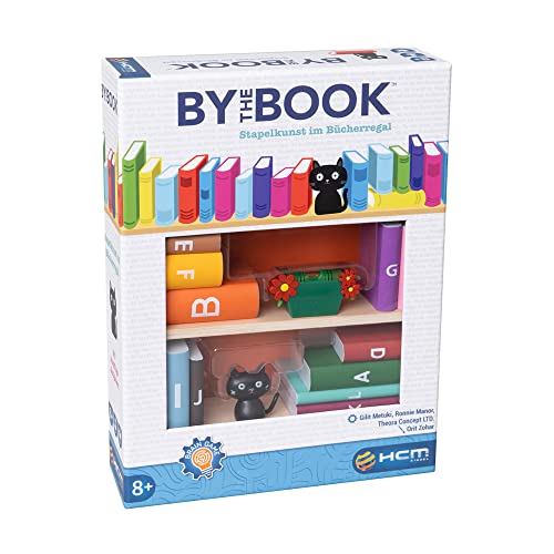 HCM Kinzel - by The Book | Stapelspiel für die Familie | Bringe Bücher ins Gleichgewicht | Staple 12 Bücher & Katze für Balance | Wasserwaage & 40 Challenges | Hochwertige Holzspielsteine | 55205 HCM Kinzel - by The Book | Stapelspiel für die Familie | Bringe Bücher ins Gleichgewicht | Staple 12 Bücher & Katze für Balance | Wasserwaage & 40 Challenges | Hochwertige Holzspielsteine | 55205 von HCM Kinzel