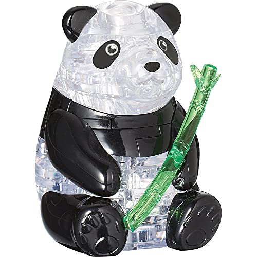 Crystal Puzzle | 3D Panda | Transparentes Design | 42 Teile | Bausatz für Kinder und Erwachsene | HCM Kinzel von HCM Kinzel