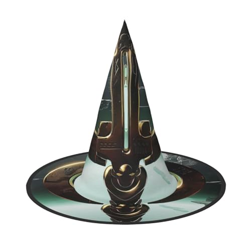 Antike Symbole, Halloween-Hexenhüte, Hexen-Stirnbänder, Zaubererhut, Kostüm, Zubehör, Cosplay, für Party, Maskerade, faltbar, 2 Stück Antike Symbole, Halloween-Hexenhüte, Hexen-Stirnbänder, Zaubererhut, Kostüm, Zubehör, Cosplay, für Party, Maskerade, faltbar, 2 Stück von HCVXBSA