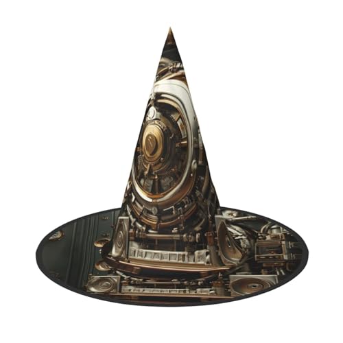 Banktresor Halloween Hexen Hüte Hexen Stirnbänder Zauberer Hut Kostüm Zubehör Cosplay für Party Maskerade Faltbar 1 Banktresor Halloween Hexen Hüte Hexen Stirnbänder Zauberer Hut Kostüm Zubehör Cosplay für Party Maskerade Faltbar 1 von HCVXBSA