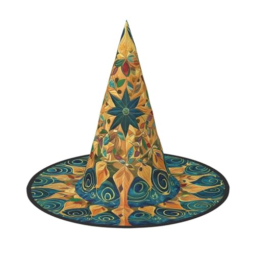 Baum des Lebens, Halloween-Hexenhüte, Hexen-Stirnbänder, Zaubererhut, Kostüm, Zubehör, Cosplay, für Party, Maskerade, faltbar, 3 Stück Baum des Lebens, Halloween-Hexenhüte, Hexen-Stirnbänder, Zaubererhut, Kostüm, Zubehör, Cosplay, für Party, Maskerade, faltbar, 3 Stück von HCVXBSA