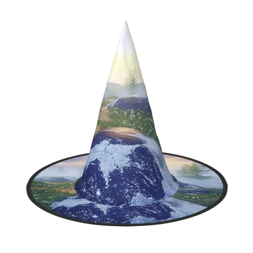 Boreal Wald Halloween Hexenhüte Hexen Stirnbänder Zauberer Hut Kostüm Zubehör Cosplay für Party Maskerade Faltbar 1 Boreal Wald Halloween Hexenhüte Hexen Stirnbänder Zauberer Hut Kostüm Zubehör Cosplay für Party Maskerade Faltbar 1 von HCVXBSA
