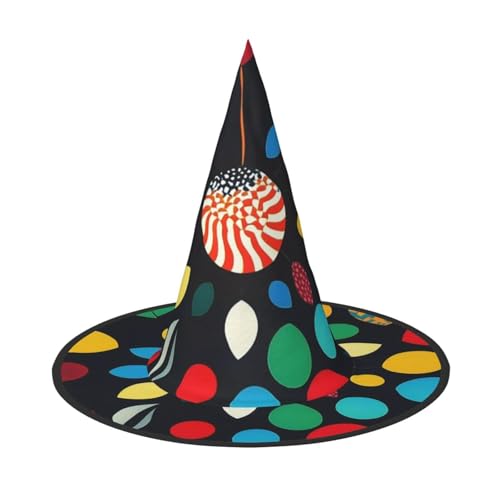 Cherry Explosion Halloween Hexenhüte Hexen Stirnbänder Zauberer Hut Kostüm Zubehör Cosplay für Party Maskerade Faltbar 3 Stück Cherry Explosion Halloween Hexenhüte Hexen Stirnbänder Zauberer Hut Kostüm Zubehör Cosplay für Party Maskerade Faltbar 3 Stück von HCVXBSA