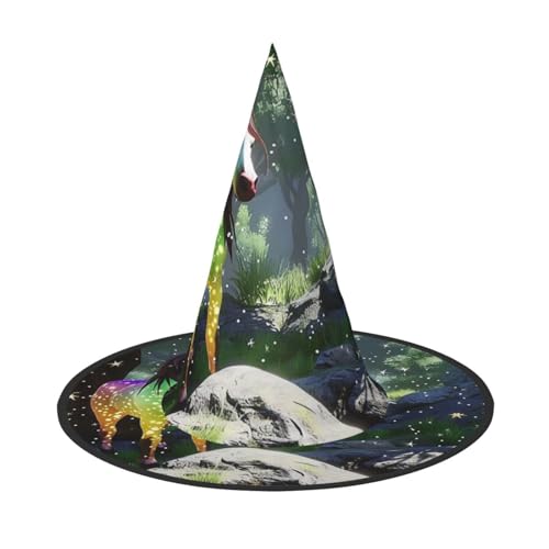 Das Pferd im Märchen Halloween Hexenhüte Hexen Stirnbänder Zauberer Hut Kostüm Zubehör Cosplay für Party Maskerade faltbar 2 Stück Das Pferd im Märchen Halloween Hexenhüte Hexen Stirnbänder Zauberer Hut Kostüm Zubehör Cosplay für Party Maskerade faltbar 2 Stück von HCVXBSA