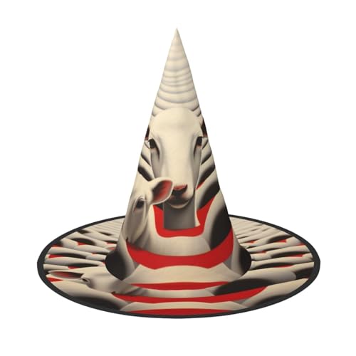 Ein Schaf, Halloween-Hexenhut, Hexenhut, Stirnbänder, Zaubererhut, Kostüm, Zubehör, Cosplay, für Party, Maskerade, faltbar, 2 Stück Ein Schaf, Halloween-Hexenhut, Hexenhut, Stirnbänder, Zaubererhut, Kostüm, Zubehör, Cosplay, für Party, Maskerade, faltbar, 2 Stück von HCVXBSA