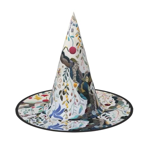 Ein schöner Baum Halloween Hexen Hüte Hexen Stirnbänder Zauberer Hut Kostüm Zubehör Cosplay für Party Maskerade Faltbar 1 Ein schöner Baum Halloween Hexen Hüte Hexen Stirnbänder Zauberer Hut Kostüm Zubehör Cosplay für Party Maskerade Faltbar 1 von HCVXBSA
