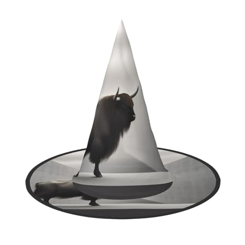 Eine Kuh Halloween Hexen Hüte Hexen Stirnbänder Zauberer Hut Kostüm Zubehör Cosplay für Party Maskerade Faltbar 1 Eine Kuh Halloween Hexen Hüte Hexen Stirnbänder Zauberer Hut Kostüm Zubehör Cosplay für Party Maskerade Faltbar 1 von HCVXBSA