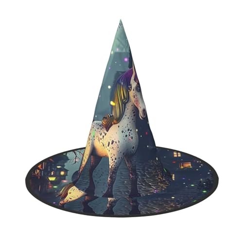 Einhorn Halloween Hexen Hüte Hexen Stirnbänder Zauberer Hut Kostüm Zubehör Cosplay für Party Maskerade Faltbar 1 Einhorn Halloween Hexen Hüte Hexen Stirnbänder Zauberer Hut Kostüm Zubehör Cosplay für Party Maskerade Faltbar 1 von HCVXBSA