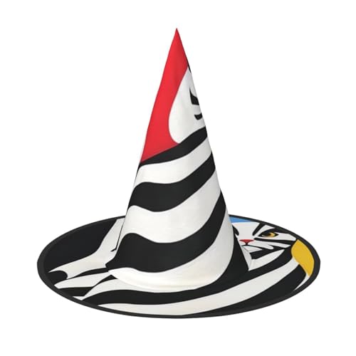 Exotische Halloween-Hexenhüte, Hexen-Stirnbänder, Zaubererhut, Kostüm, Zubehör, Cosplay, für Party, Maskerade, faltbar, 2 Stück von HCVXBSA