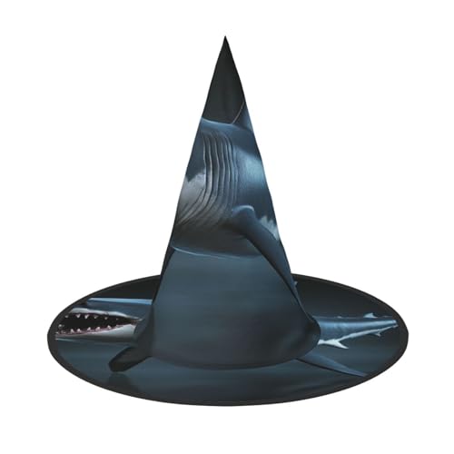 Feurce Hai, Halloween-Hexenhüte, Hexen-Stirnbänder, Zaubererhut, Kostüm, Zubehör, Cosplay, für Party, Maskerade, faltbar, 3 Stück von HCVXBSA