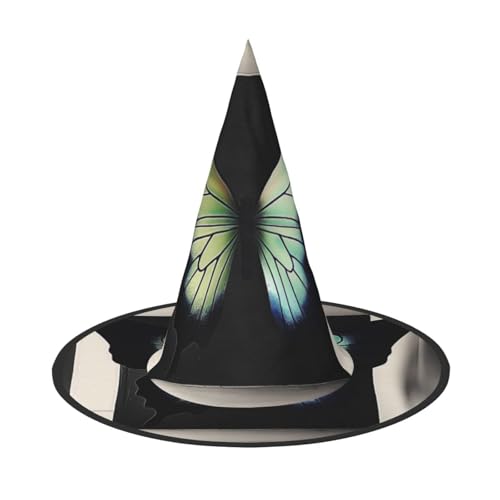 Flattern, Halloween-Hexenhüte, Hexen-Stirnbänder, Zaubererhut, Kostüm, Zubehör, Cosplay, für Party, Maskerade, faltbar, 3 Stück Flattern, Halloween-Hexenhüte, Hexen-Stirnbänder, Zaubererhut, Kostüm, Zubehör, Cosplay, für Party, Maskerade, faltbar, 3 Stück von HCVXBSA