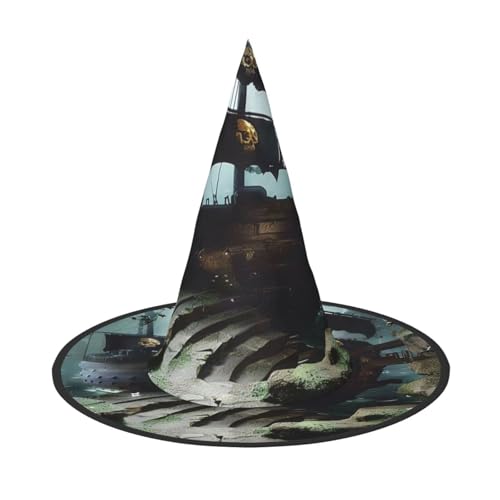 Geheimnisvolle Unterwasser-Hexenhüte für Halloween, Hexenhüte, Hexen-Stirnbänder, Zaubererhut, Kostüm, Zubehör, Cosplay, für Party, Maskerade, faltbar, 3 Stück Geheimnisvolle Unterwasser-Hexenhüte für Halloween, Hexenhüte, Hexen-Stirnbänder, Zaubererhut, Kostüm, Zubehör, Cosplay, für Party, Maskerade, faltbar, 3 Stück von HCVXBSA