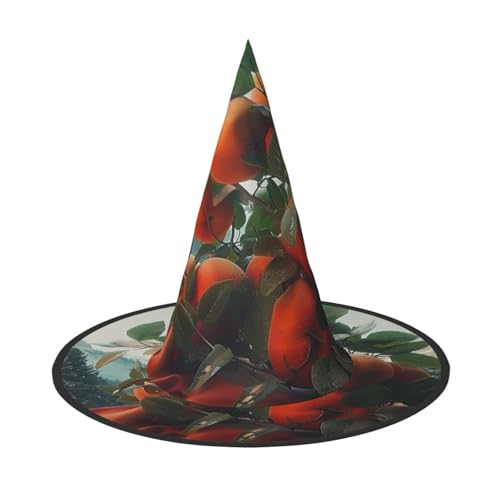 Granatapfel, Halloween-Hexenhüte, Hexen-Stirnbänder, Zaubererhut, Kostüm, Zubehör, Cosplay, für Party, Maskerade, faltbar, 3 Stück Granatapfel, Halloween-Hexenhüte, Hexen-Stirnbänder, Zaubererhut, Kostüm, Zubehör, Cosplay, für Party, Maskerade, faltbar, 3 Stück von HCVXBSA