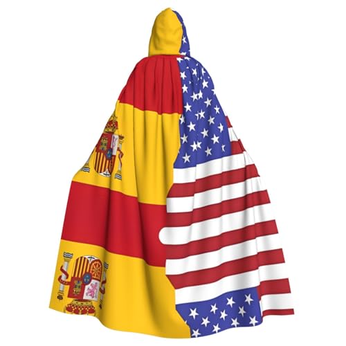 HCVXBSA Schwarzer Kapuzenumhang mit Volldruck-Design – bequem und langlebig, perfekt für Halloween, Cosplay, Themenpartys – Umhang mit Kapuze für Damen und Herren HCVXBSA Schwarzer Kapuzenumhang mit Volldruck-Design – bequem und langlebig, perfekt für Halloween, Cosplay, Themenpartys – Umhang mit Kapuze für Damen und Herren von HCVXBSA