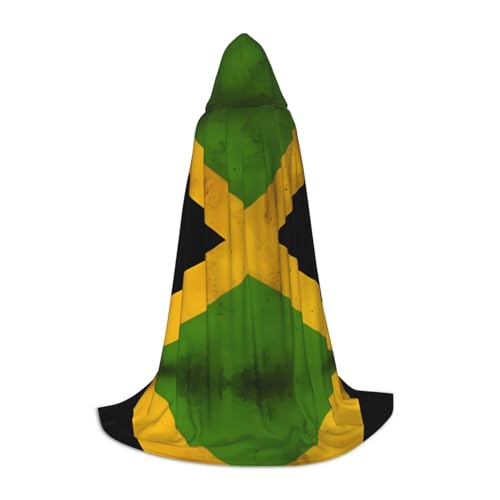 HCVXBSA Umhang mit alter jamaikanischer Flagge, schwarzer Kapuzenumhang für Männer und Frauen, Zauberer-Umhang, langlebig, bequem, langer Umhang für Halloween, Cosplay, Partys, Größe M HCVXBSA Umhang mit alter jamaikanischer Flagge, schwarzer Kapuzenumhang für Männer und Frauen, Zauberer-Umhang, langlebig, bequem, langer Umhang für Halloween, Cosplay, Partys, Größe M von HCVXBSA