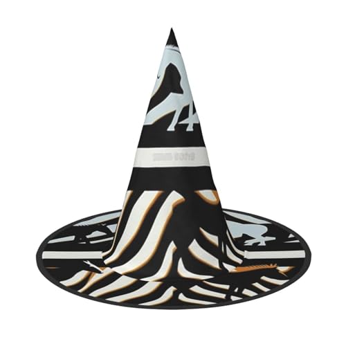 Hexenhüte im Retro-Stil, Halloween, Hexenhut, Stirnbänder, Zaubererhut, Kostüm, Zubehör, Cosplay, für Party, Maskerade, faltbar, 3 Stück Hexenhüte im Retro-Stil, Halloween, Hexenhut, Stirnbänder, Zaubererhut, Kostüm, Zubehör, Cosplay, für Party, Maskerade, faltbar, 3 Stück von HCVXBSA