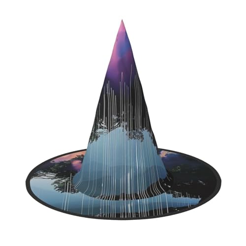 Himmel Wald Hintergrund Halloween Hexen Hüte Hexen Stirnbänder Zauberer Hut Kostüm Zubehör Cosplay für Party Maskerade Faltbar 3 Stück Himmel Wald Hintergrund Halloween Hexen Hüte Hexen Stirnbänder Zauberer Hut Kostüm Zubehör Cosplay für Party Maskerade Faltbar 3 Stück von HCVXBSA