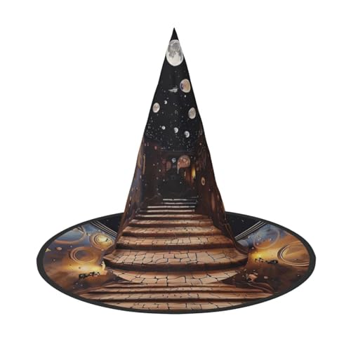 Hintergrund des Raumschiffs Korridor Halloween Hexen Hüte Hexen Stirnbänder Zauberer Hut Kostüm Zubehör Cosplay für Party Maskerade Faltbar 1 Hintergrund des Raumschiffs Korridor Halloween Hexen Hüte Hexen Stirnbänder Zauberer Hut Kostüm Zubehör Cosplay für Party Maskerade Faltbar 1 von HCVXBSA