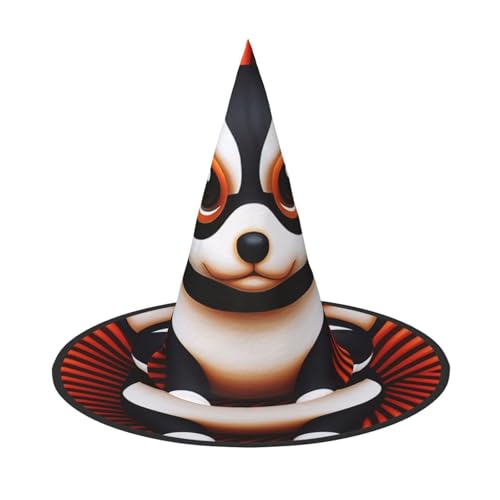 Hübscher Hund Halloween Hexen Hüte Hexen Stirnbänder Zauberer Hut Kostüm Zubehör Cosplay für Party Maskerade Faltbar 1 Hübscher Hund Halloween Hexen Hüte Hexen Stirnbänder Zauberer Hut Kostüm Zubehör Cosplay für Party Maskerade Faltbar 1 von HCVXBSA