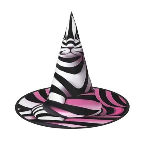 Kawaii Katze Op Art Halloween Hexen Hüte Hexen Stirnbänder Zauberer Hut Kostüm Zubehör Cosplay für Party Maskerade Faltbar 1 Kawaii Katze Op Art Halloween Hexen Hüte Hexen Stirnbänder Zauberer Hut Kostüm Zubehör Cosplay für Party Maskerade Faltbar 1 von HCVXBSA