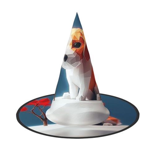 Kleiner Hund Blumen Halloween Hexen Hüte Hexen Stirnbänder Zauberer Hut Kostüm Zubehör Cosplay für Party Maskerade Faltbar 3 Stück Kleiner Hund Blumen Halloween Hexen Hüte Hexen Stirnbänder Zauberer Hut Kostüm Zubehör Cosplay für Party Maskerade Faltbar 3 Stück von HCVXBSA