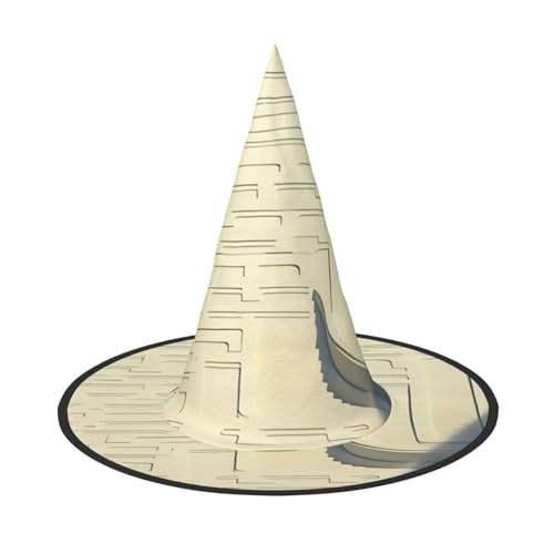 Labyrinth Halloween-Hexenhüte, Hexen-Stirnbänder, Zaubererhut, Kostüm, Zubehör, Cosplay, für Party, Maskerade, faltbar, 3 Stück Labyrinth Halloween-Hexenhüte, Hexen-Stirnbänder, Zaubererhut, Kostüm, Zubehör, Cosplay, für Party, Maskerade, faltbar, 3 Stück von HCVXBSA