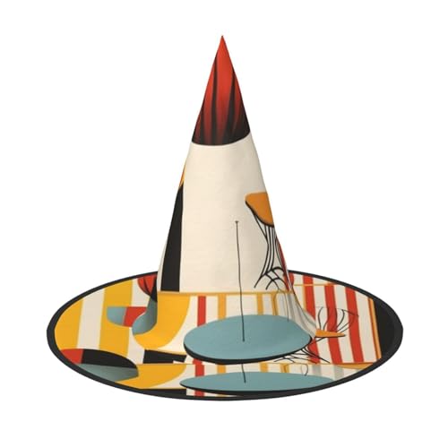 Leinen-Ölgemälde, Halloween, Hexenhüte, Hexen-Stirnbänder, Zaubererhut, Kostüm, Zubehör, Cosplay, für Party, Maskerade, faltbar, 2 Stück Leinen-Ölgemälde, Halloween, Hexenhüte, Hexen-Stirnbänder, Zaubererhut, Kostüm, Zubehör, Cosplay, für Party, Maskerade, faltbar, 2 Stück von HCVXBSA