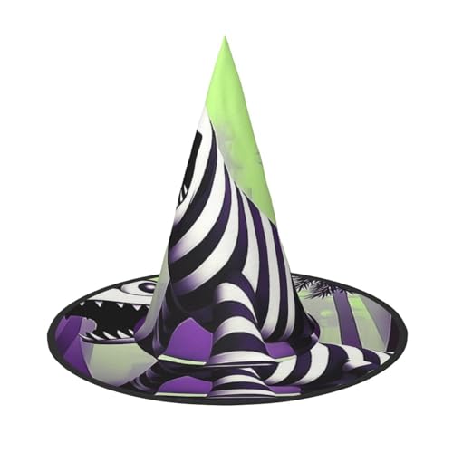 Niedliche Monster Halloween Hexen Hüte Hexen Stirnbänder Zauberer Hut Kostüm Zubehör Cosplay für Party Maskerade Faltbar 1 von HCVXBSA