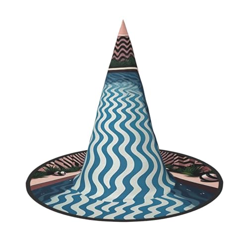 Rechteckiges Schwimmbad 1 Halloween Hexenhüte Hexen Stirnbänder Zauberer Hut Kostüm Zubehör Cosplay für Party Maskerade Faltbar 1 Rechteckiges Schwimmbad 1 Halloween Hexenhüte Hexen Stirnbänder Zauberer Hut Kostüm Zubehör Cosplay für Party Maskerade Faltbar 1 von HCVXBSA