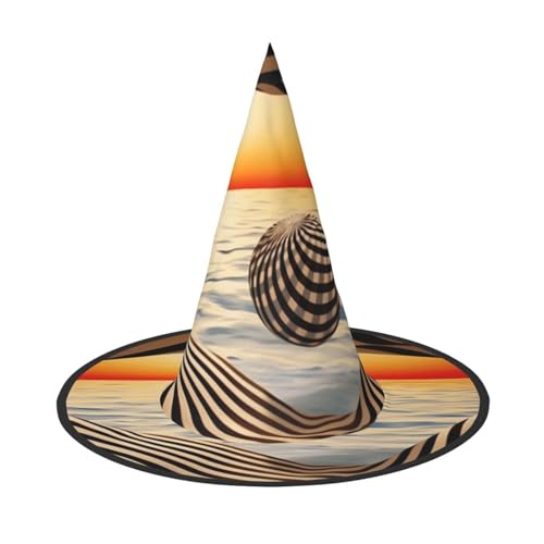 Refracted Sunset Halloween Hexen Hüte Hexen Stirnbänder Zauberer Hut Kostüm Zubehör Cosplay für Party Maskerade Faltbar 1 Refracted Sunset Halloween Hexen Hüte Hexen Stirnbänder Zauberer Hut Kostüm Zubehör Cosplay für Party Maskerade Faltbar 1 von HCVXBSA