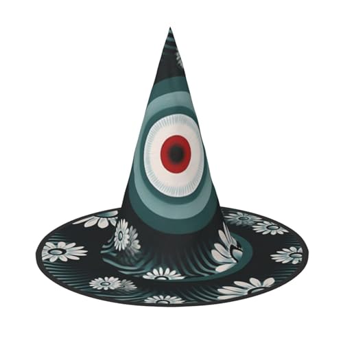 Roter Whirlpool-Hexenhut, Hexenhut, Hexen-Stirnbänder, Zaubererhut, Kostüm, Zubehör, Cosplay, für Party, Maskerade, faltbar, 2 Stück von HCVXBSA