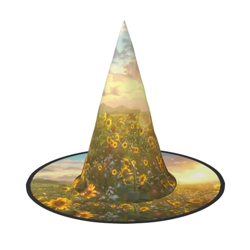 Sunflowerfield Halloween-Hexenhüte, Hexen-Stirnbänder, Zaubererhut, Kostüm, Zubehör, Cosplay, für Party, Maskerade, faltbar, 2 Stück Sunflowerfield Halloween-Hexenhüte, Hexen-Stirnbänder, Zaubererhut, Kostüm, Zubehör, Cosplay, für Party, Maskerade, faltbar, 2 Stück von HCVXBSA