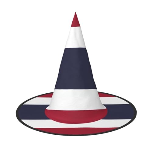Thailand Flagge Halloween Hexen Hüte Hexen Stirnbänder Zauberer Hut Kostüm Zubehör Cosplay für Party Maskerade Faltbar 1 Thailand Flagge Halloween Hexen Hüte Hexen Stirnbänder Zauberer Hut Kostüm Zubehör Cosplay für Party Maskerade Faltbar 1 von HCVXBSA
