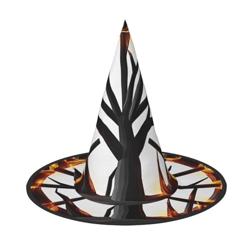 Weltenbaum, Halloween-Hexenhüte, Hexen-Stirnbänder, Zaubererhut, Kostüm, Zubehör, Cosplay, für Party, Maskerade, faltbar, 3 Stück Weltenbaum, Halloween-Hexenhüte, Hexen-Stirnbänder, Zaubererhut, Kostüm, Zubehör, Cosplay, für Party, Maskerade, faltbar, 3 Stück von HCVXBSA