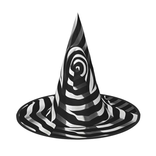 Zebra Op Art Halloween Hexenhüte Hexen Stirnbänder Zauberer Hut Kostüm Zubehör Cosplay für Party Maskerade Faltbar 3 Stück Zebra Op Art Halloween Hexenhüte Hexen Stirnbänder Zauberer Hut Kostüm Zubehör Cosplay für Party Maskerade Faltbar 3 Stück von HCVXBSA