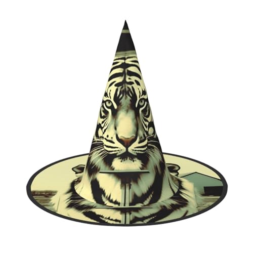 tigerman Halloween Hexenhüte Hexen Stirnbänder Zauberer Hut Kostüm Zubehör Cosplay für Party Maskerade Faltbar 1 tigerman Halloween Hexenhüte Hexen Stirnbänder Zauberer Hut Kostüm Zubehör Cosplay für Party Maskerade Faltbar 1 von HCVXBSA