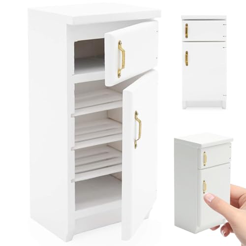 1/12 Maßstab Accessoires 2.4x2.1x5.1 '' Holzspielzeugkühlschrank mit Arbeitstür funktionaler Speicherpuppenhaus Küchenmöbel für DIY Dollhouse -Liebhaber1/12 -Maßstab Zubehör 1/12 Maßstab Accessoires 2.4x2.1x5.1 '' Holzspielzeugkühlschrank mit Arbeitstür funktionaler Speicherpuppenhaus Küchenmöbel für DIY Dollhouse -Liebhaber1/12 -Maßstab Zubehör von HDBHSBE