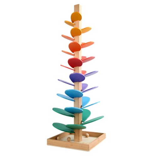 Ball Drop -Spielzeug interaktive montierende Holzbaumbaum -Spur Spielzeug Rampen Bildungsablagerung Bildung Ball Drop -Spielzeug interaktive montierende Holzbaumbaum -Spur Spielzeug Rampen Bildungsablagerung Bildung von HDBHSBE