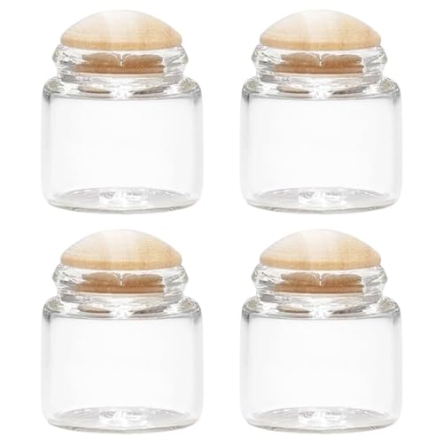 HDBHSBE 8pcs Mini -Gläser 1: 6 & 1:12 Glasflaschen Dollhouse Miniaturen, 0, 79 x 0, 39 Zoll Mini -Lebensmittelbehälter leer mit Deckel für Dollhouse Kitchen Restaurant Szenemini -Gläser HDBHSBE 8pcs Mini -Gläser 1: 6 & 1:12 Glasflaschen Dollhouse Miniaturen, 0, 79 x 0, 39 Zoll Mini -Lebensmittelbehälter leer mit Deckel für Dollhouse Kitchen Restaurant Szenemini -Gläser von HDBHSBE