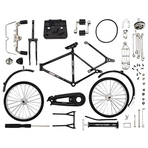 HDBHSBE DIY -Fahrradmodellskala, 51pcs 1:10 Simulation Retro -Legierung Mini -Fahrradmodell, Eisenkunst -Mini -Fahrrad mit Inflator und Aktentafel -Tabletop DIY -Skala, B HDBHSBE DIY -Fahrradmodellskala, 51pcs 1:10 Simulation Retro -Legierung Mini -Fahrradmodell, Eisenkunst -Mini -Fahrrad mit Inflator und Aktentafel -Tabletop DIY -Skala, B von HDBHSBE